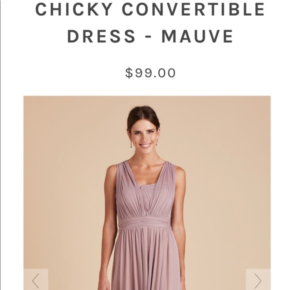 Birdy Grey Mauve Convertible Dress - Picture 4 of 7